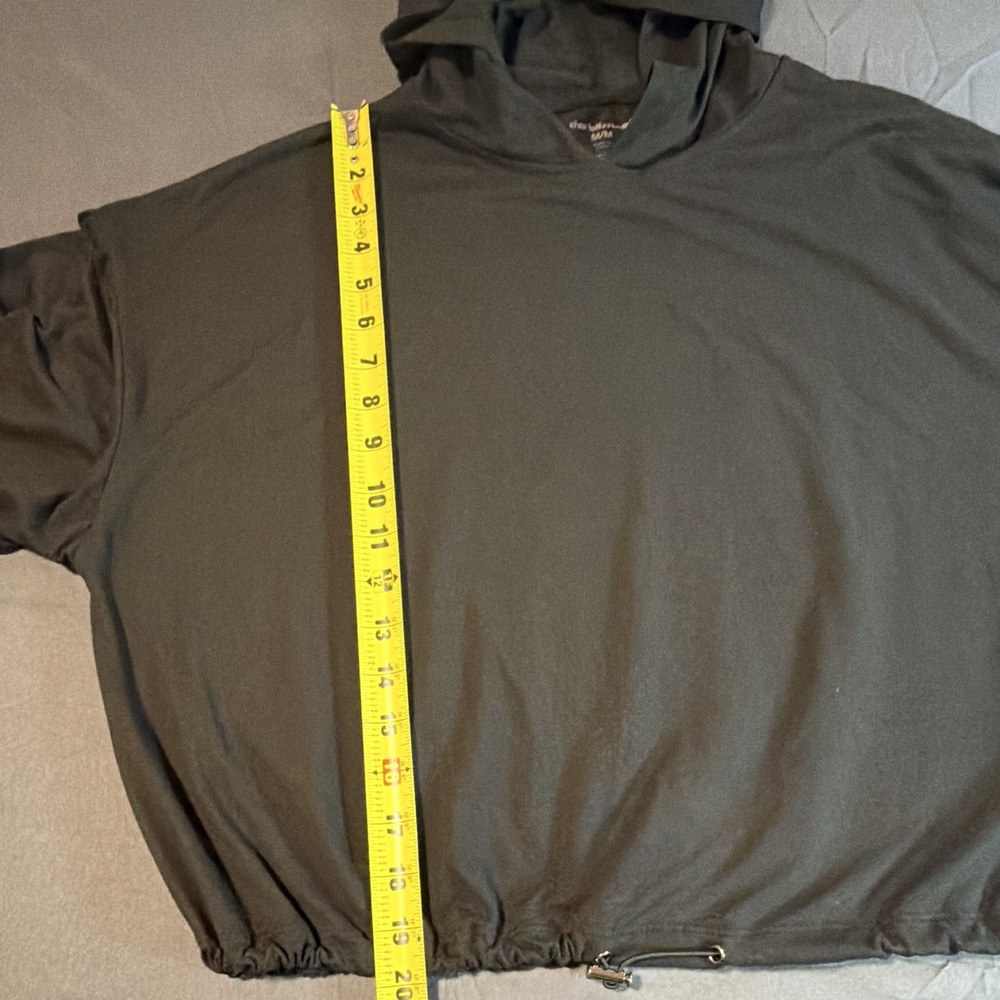 Charlotte Russe Black Dragon Graphic Cropped Hoodie M Athletic Pullover Y2K - Picture 8 of 11